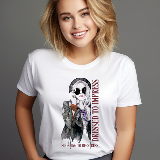Women Printed Cotton T Shirt | Round Neck | Half Sleeves| 100% Cotton | Regular Fit T-Shirt | Teen | Teen Vibes