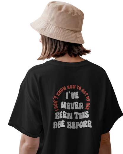Women Oversize Tee |Street wear | Casual Wear |100% Cotton T Shirt | Round Neck | Half Sleeves| Vibrant Colors
