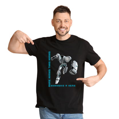 Men’s Printed Cotton T Shirt | Futuristic |Round Neck | Half Sleeves|100% Cotton | Regular Fit T-Shirt | Teens | Teen Vibes