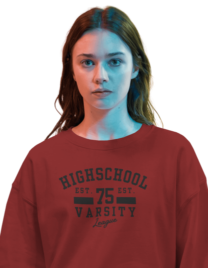 Unisex Oversize Sweatshirt | 400 GSM Heavyweight Fleece | Relaxed Fit | Premium Winter Wear | Men| Women |Teens | Frostline |Classic Sweatshirt |Warm & Soft