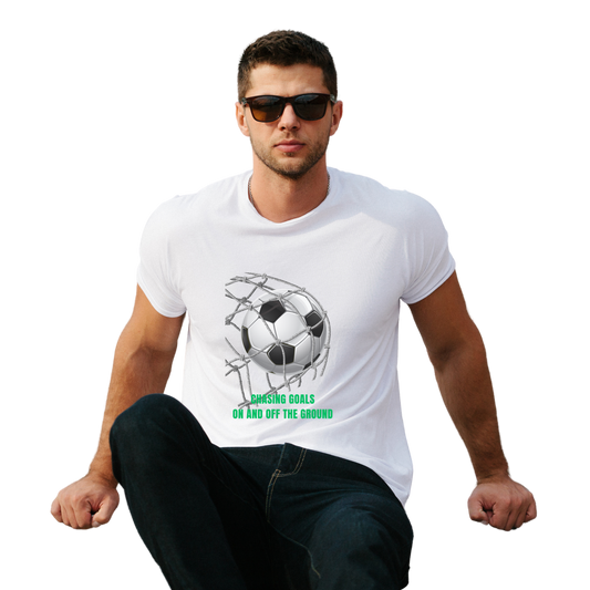 Men’s Printed Cotton T Shirt | Foot Ball |Round Neck | Half Sleeves|100% Cotton | Regular Fit T-Shirt | Teens | Teen Vibes