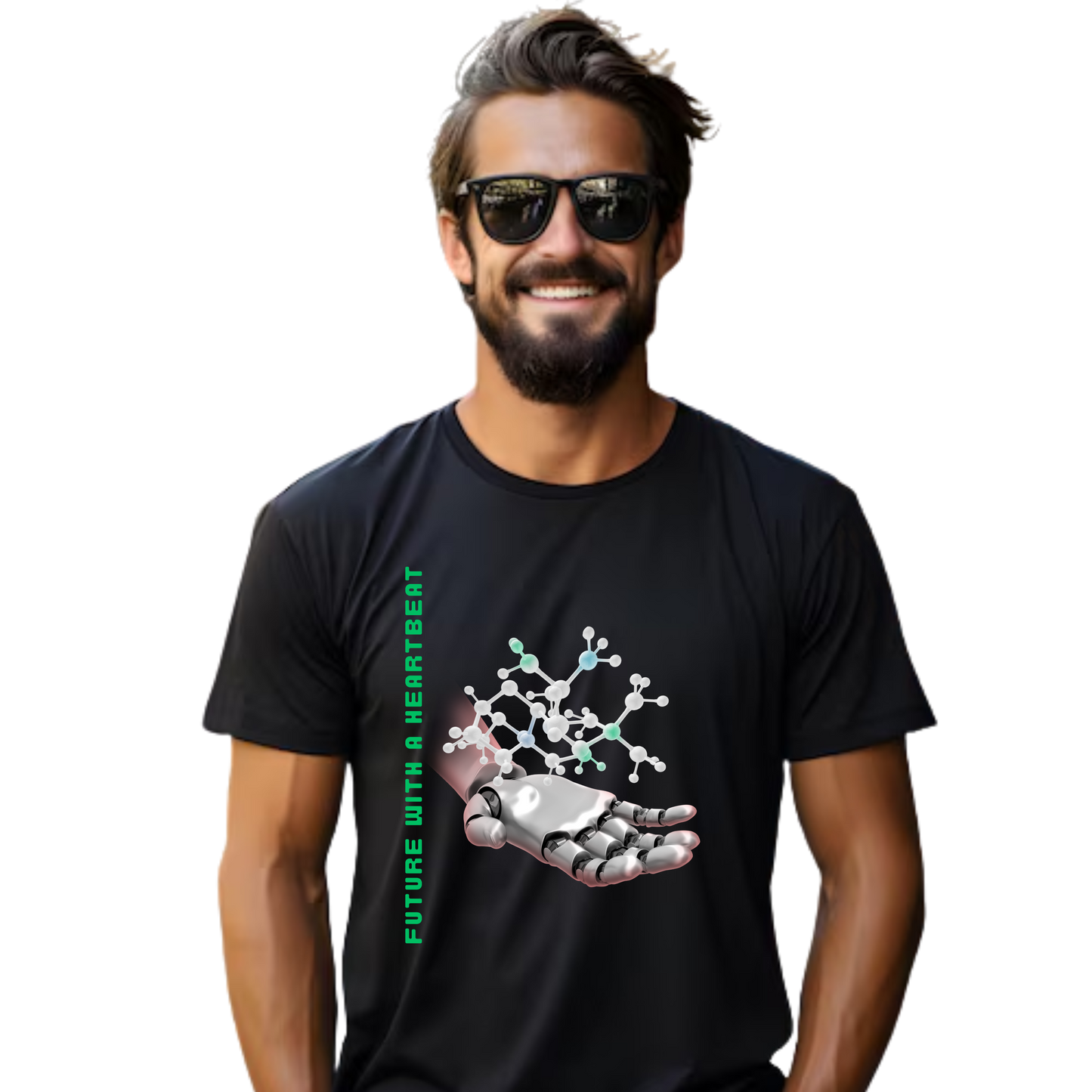 Men’s Printed Cotton T Shirt | Futuristic |Round Neck | Half Sleeves|100% Cotton | Regular Fit T-Shirt | Teens | Teen Vibes