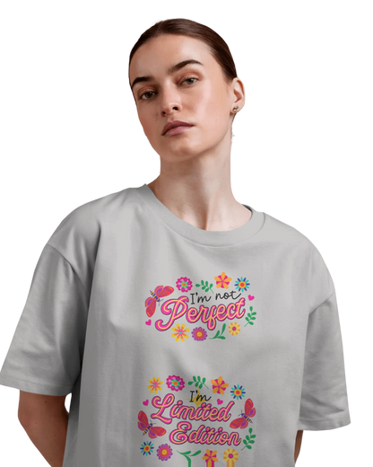 Women Oversize Tee | Printed | 100% Cotton T Shirt | Round Neck | Half Sleeves| Designed by NEOX | Vibrant Colours