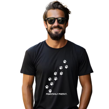 Unisex Printed Cotton T Shirt | Dog Lovers | Round Neck | Half Sleeves|100% Cotton Regular Fit T-Shirt | Women | Men |