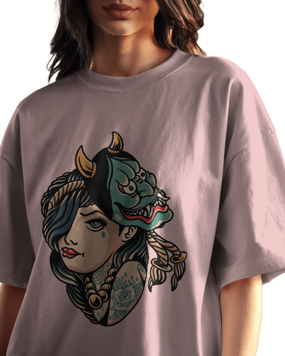 Women Oversize Tee |Street wear | Casual Wear | 100% Cotton T Shirt | Round Neck | Half Sleeves| Vibrant Colors