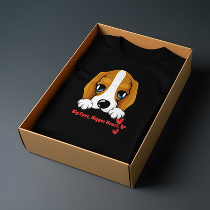 Unisex Printed Cotton T Shirt | Dog Lovers | Round Neck | Half Sleeves|100% Cotton Regular Fit T-Shirt | Women | Men |