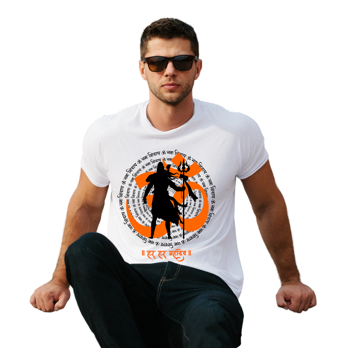 Unisex Printed Cotton T Shirt | Aastha | Round Neck | Half Sleeves|100% Cotton Regular Fit T-Shirt | Women | Men |