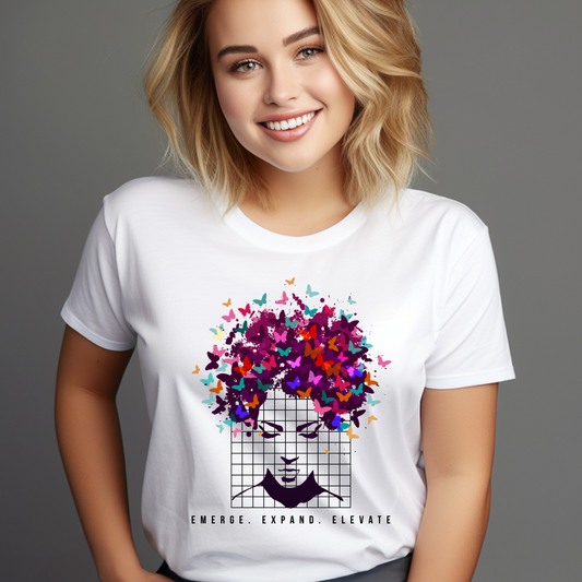 Women Printed Cotton T Shirt | Round Neck | Half Sleeves| 100% Cotton | Regular Fit T-Shirt | Teen | Teen Vibes