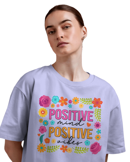 Women Oversize Tee | Printed | 100% Cotton T Shirt | Round Neck | Half Sleeves| Designed by NEOX | Vibrant Colors