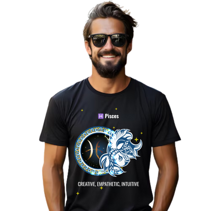 Unisex Printed Cotton T Shirt | Astro | Round Neck | Half Sleeves|100% Cotton Regular Fit T-Shirt | Women | Men | Teen | Teen Vibes