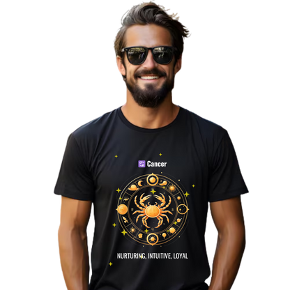 Unisex Printed Cotton T Shirt | Astro | Round Neck | Half Sleeves|100% Cotton Regular Fit T-Shirt | Women | Men | Teen | Teen Vibes