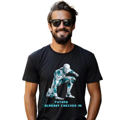 Men’s Printed Cotton T Shirt | Futuristic |Round Neck | Half Sleeves|100% Cotton | Regular Fit T-Shirt | Teens | Teen Vibes