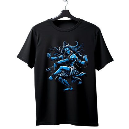 Unisex Printed Cotton T Shirt | Aastha | Round Neck | Half Sleeves|100% Cotton Regular Fit T-Shirt | Women | Men |