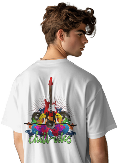 Oversize | Unisex Printed Cotton T Shirt | Round Neck | Half Sleeves|100% Cotton | Women | Men | Teen | Teen Vibes