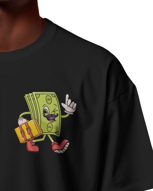 Oversize | Unisex Printed Cotton T Shirt | Round Neck | Half Sleeves|100% Cotton | Women | Men | Teen | Teen Vibes