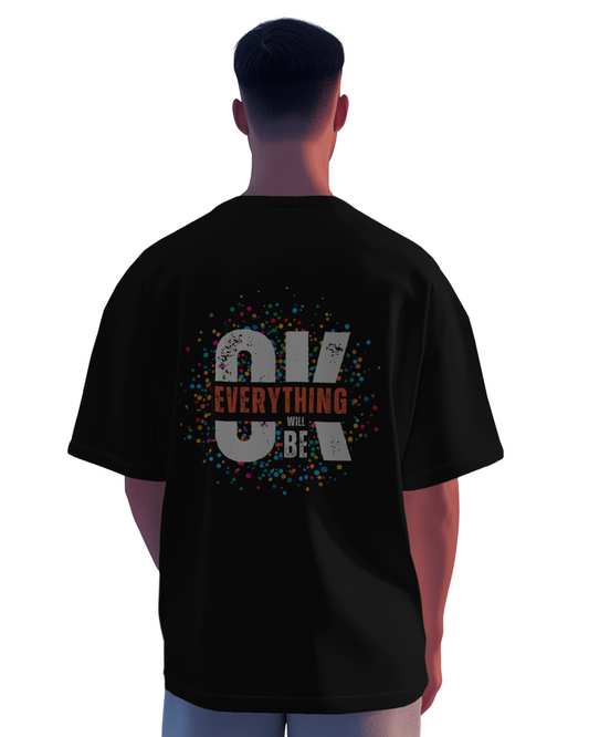 Oversize | Unisex Printed Cotton T Shirt | Round Neck | Half Sleeves|100% Cotton | Women | Men | Teen | Teen Vibes