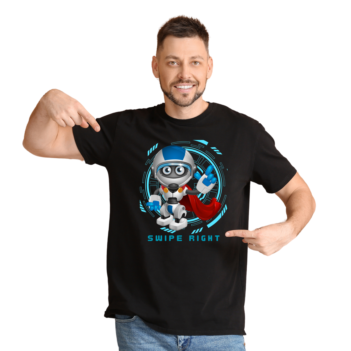 Men’s Printed Cotton T Shirt | Futuristic |Round Neck | Half Sleeves|100% Cotton | Regular Fit T-Shirt | Teens | Teen Vibes