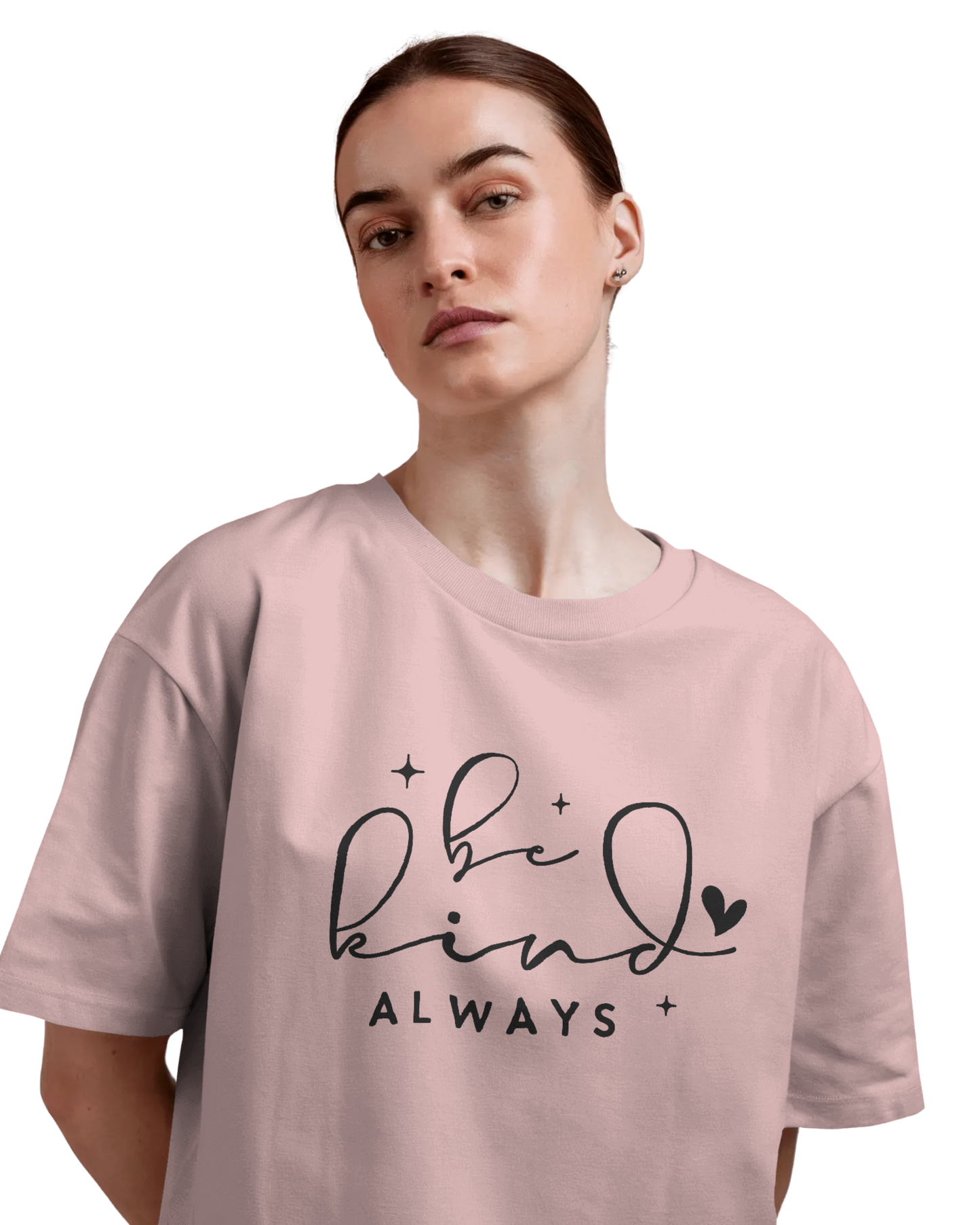 Women Oversize Tee | Printed | 100% Cotton T Shirt | Round Neck | Half Sleeves| Designed by NEOX | Vibrant Colors