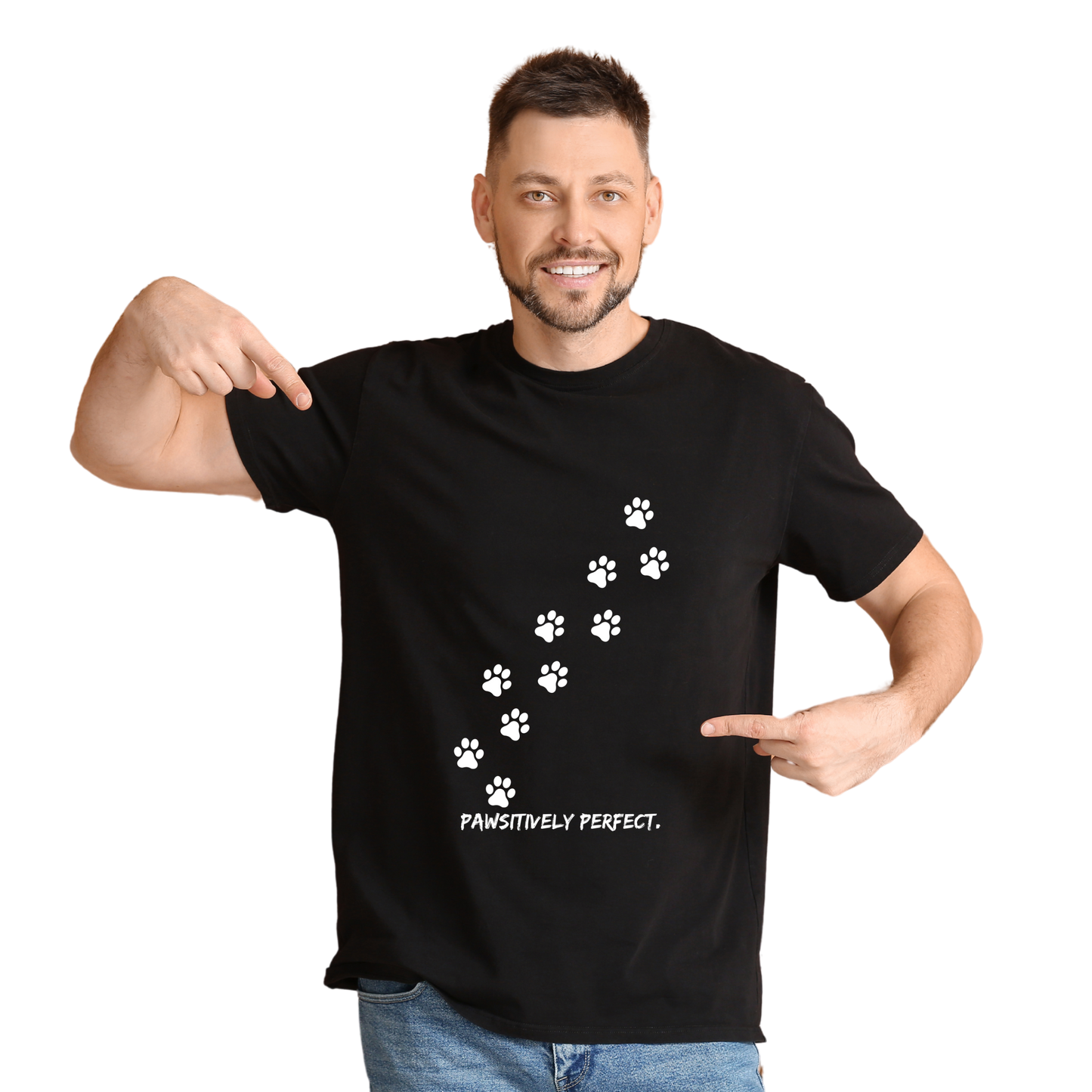Unisex Printed Cotton T Shirt | Dog Lovers | Round Neck | Half Sleeves|100% Cotton Regular Fit T-Shirt | Women | Men |