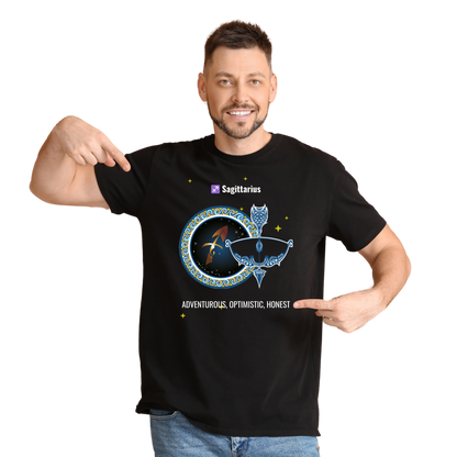 Unisex Printed Cotton T Shirt | Astro | Round Neck | Half Sleeves|100% Cotton Regular Fit T-Shirt | Women | Men | Teen | Teen Vibes