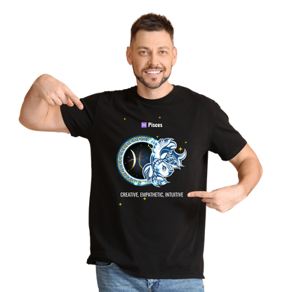 Unisex Printed Cotton T Shirt | Astro | Round Neck | Half Sleeves|100% Cotton Regular Fit T-Shirt | Women | Men | Teen | Teen Vibes