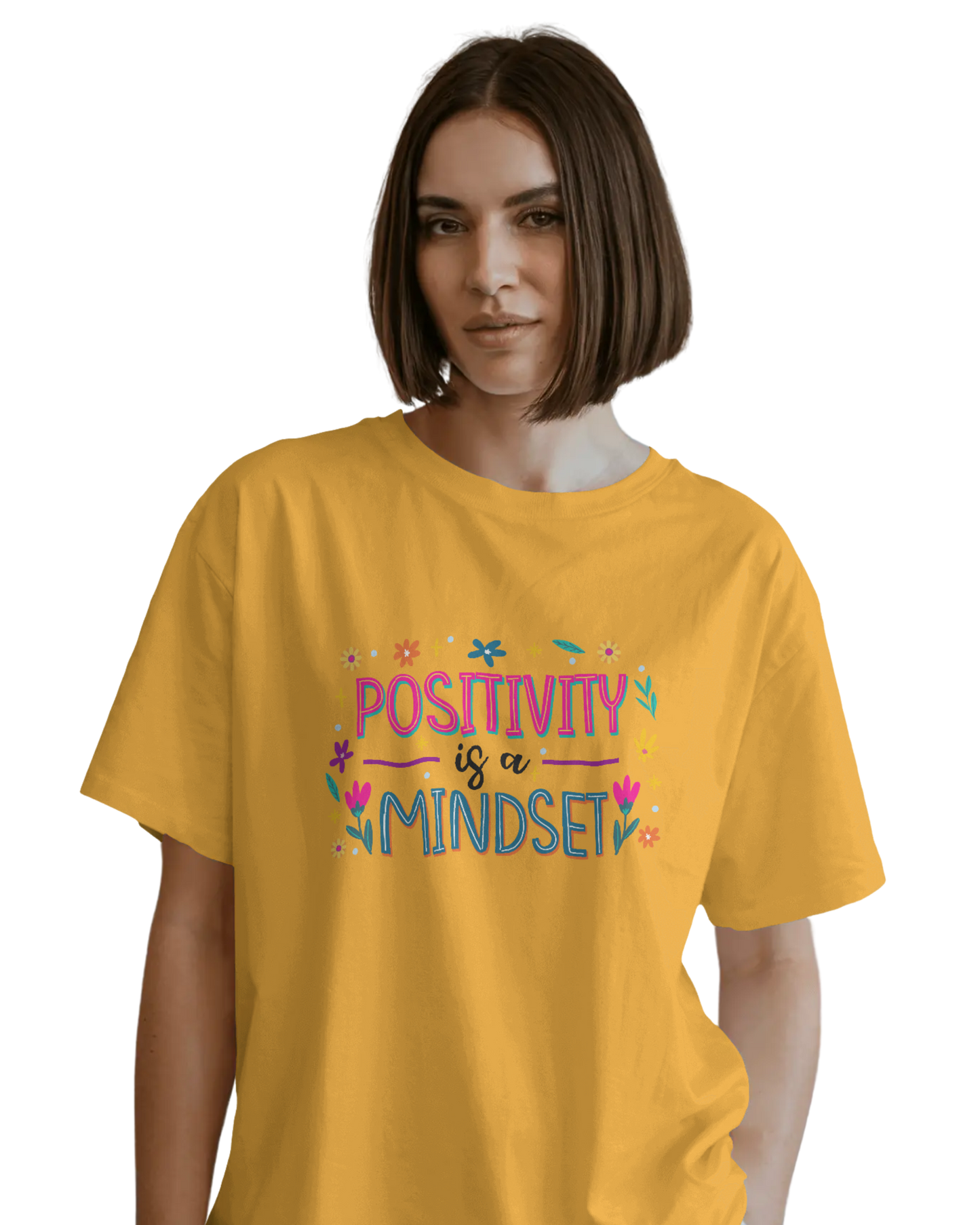 Women Oversize Tee | Printed | 100% Cotton T Shirt | Round Neck | Half Sleeves| Designed by NEOX | Vibrant Colors