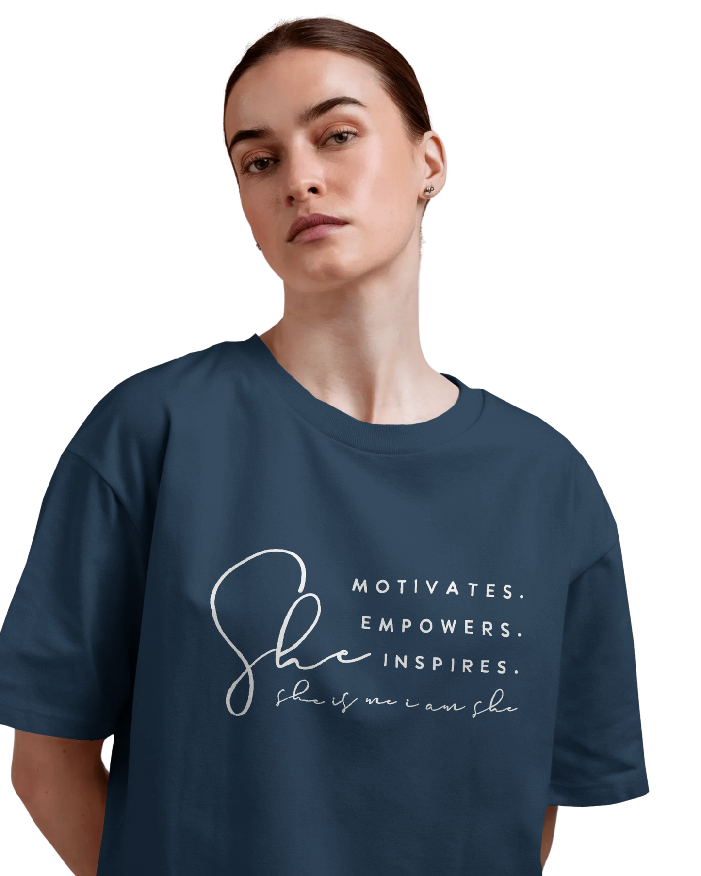 Women Oversize Tee | Printed | 100% Cotton T Shirt | Round Neck | Half Sleeves| Designed by NEOX | Vibrant Colors