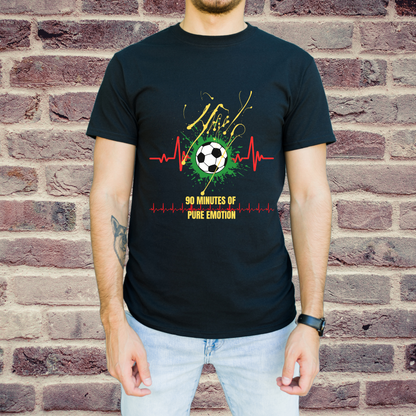 Men’s Printed Cotton T Shirt | Foot Ball |Round Neck | Half Sleeves|100% Cotton | Regular Fit T-Shirt | Teens | Teen Vibes