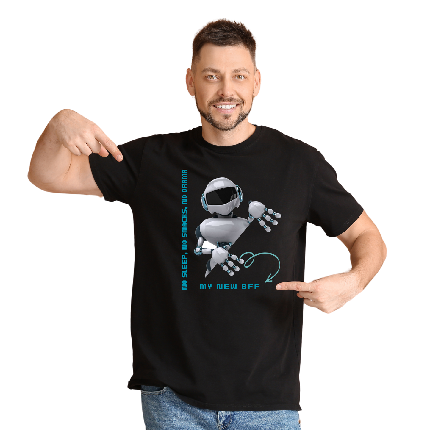 Men’s Printed Cotton T Shirt | Futuristic |Round Neck | Half Sleeves|100% Cotton | Regular Fit T-Shirt | Teens | Teen Vibes