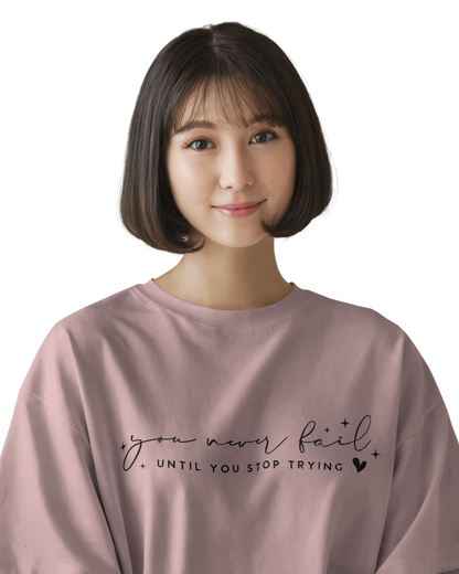 Women Oversize Tee | Printed | 100% Cotton T Shirt | Round Neck | Half Sleeves| Designed by NEOX | Vibrant Colors