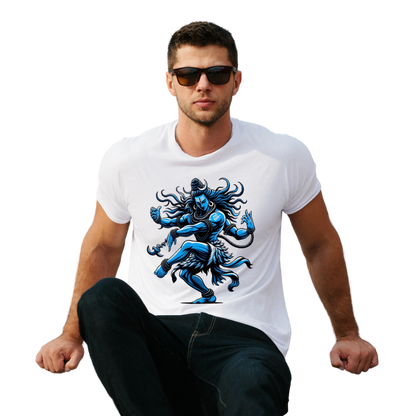 Unisex Printed Cotton T Shirt | Aastha | Round Neck | Half Sleeves|100% Cotton Regular Fit T-Shirt | Women | Men |