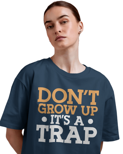 Women Oversize Tee |Street wear | Casual Wear | 100% Cotton T Shirt | Round Neck | Half Sleeves| Vibrant Colors