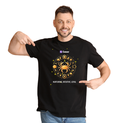 Unisex Printed Cotton T Shirt | Astro | Round Neck | Half Sleeves|100% Cotton Regular Fit T-Shirt | Women | Men | Teen | Teen Vibes