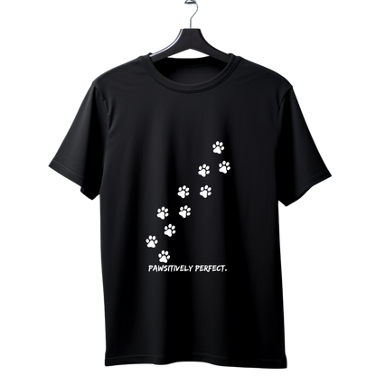 Unisex Printed Cotton T Shirt | Dog Lovers | Round Neck | Half Sleeves|100% Cotton Regular Fit T-Shirt | Women | Men |