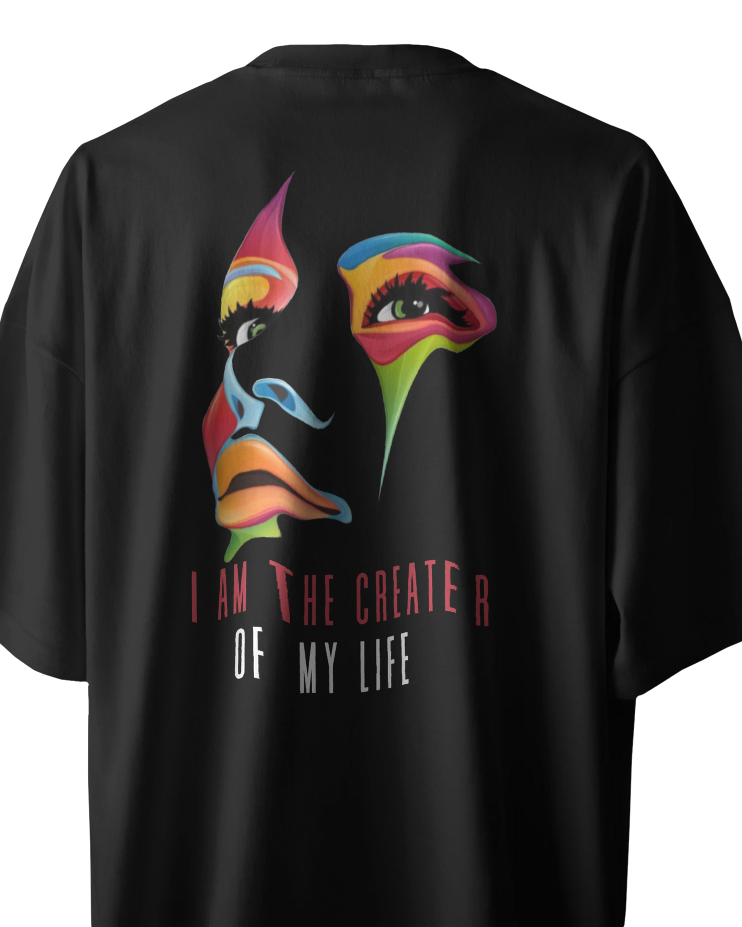 Women Oversize Tee | Printed | 100% Cotton T Shirt | Round Neck | Half Sleeves| Designed by NEOX | Vibrant Colors