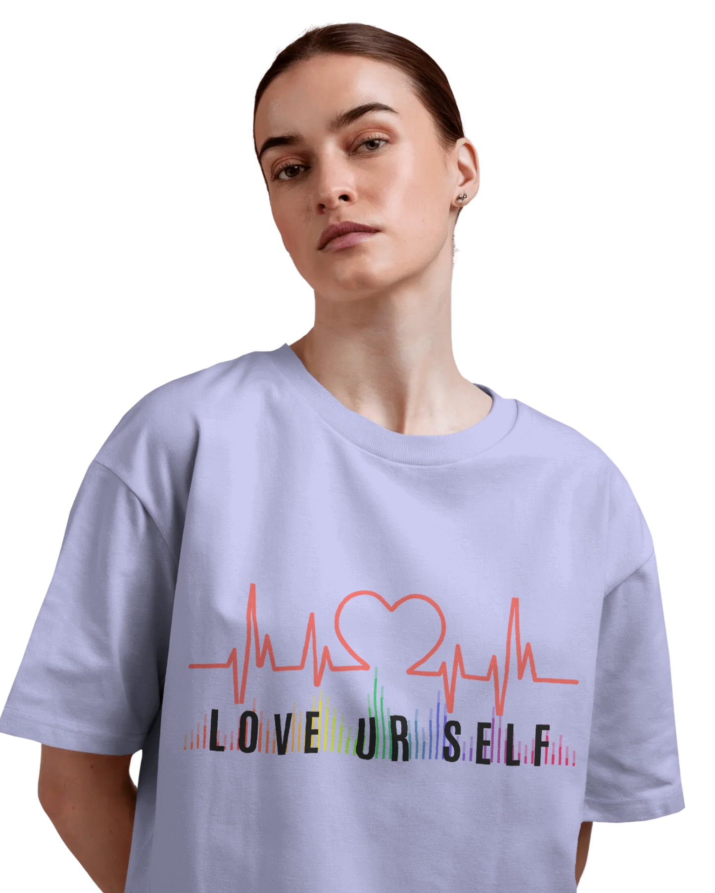 Women Oversize Tee | Printed | 100% Cotton T Shirt | Round Neck | Half Sleeves| Designed by NEOX | Vibrant Colors