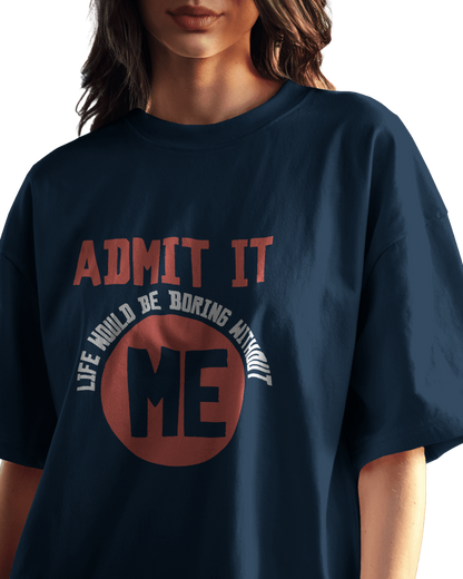 Women Oversize Tee |Street wear | Casual Wear | 100% Cotton T Shirt | Round Neck | Half Sleeves| Vibrant Colors