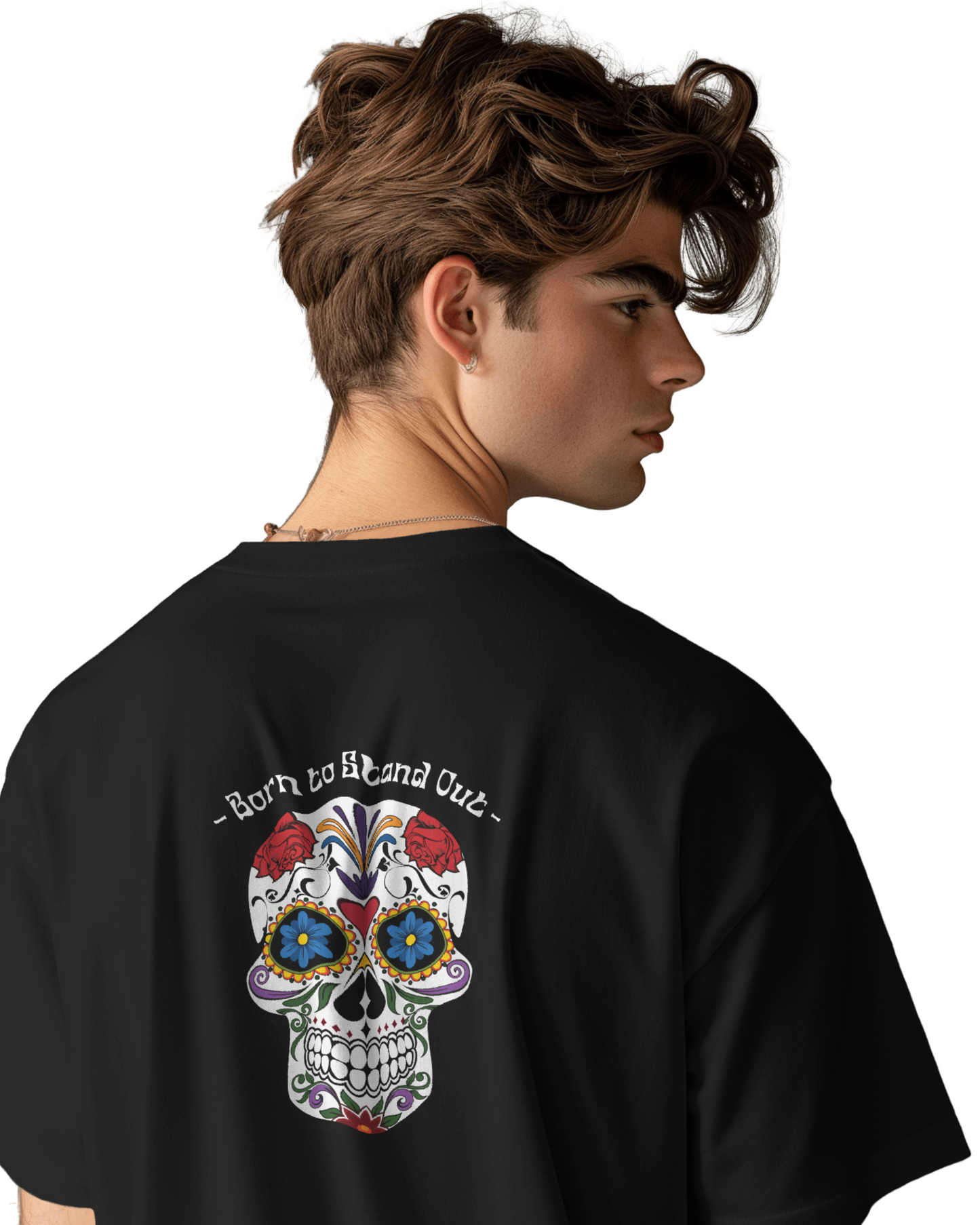 Oversize | Unisex Printed Cotton T Shirt | Round Neck | Half Sleeves|100% Cotton | Women | Men | Teen | Teen Vibes