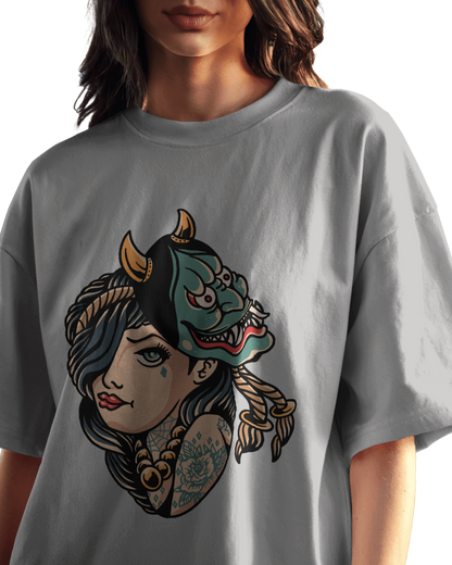 Women Oversize Tee |Street wear | Casual Wear | 100% Cotton T Shirt | Round Neck | Half Sleeves| Vibrant Colors