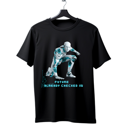Men’s Printed Cotton T Shirt | Futuristic |Round Neck | Half Sleeves|100% Cotton | Regular Fit T-Shirt | Teens | Teen Vibes