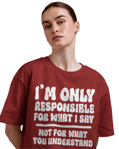 Women Oversize Tee |Street wear | Casual Wear | 100% Cotton T Shirt | Round Neck | Half Sleeves| Vibrant Colors