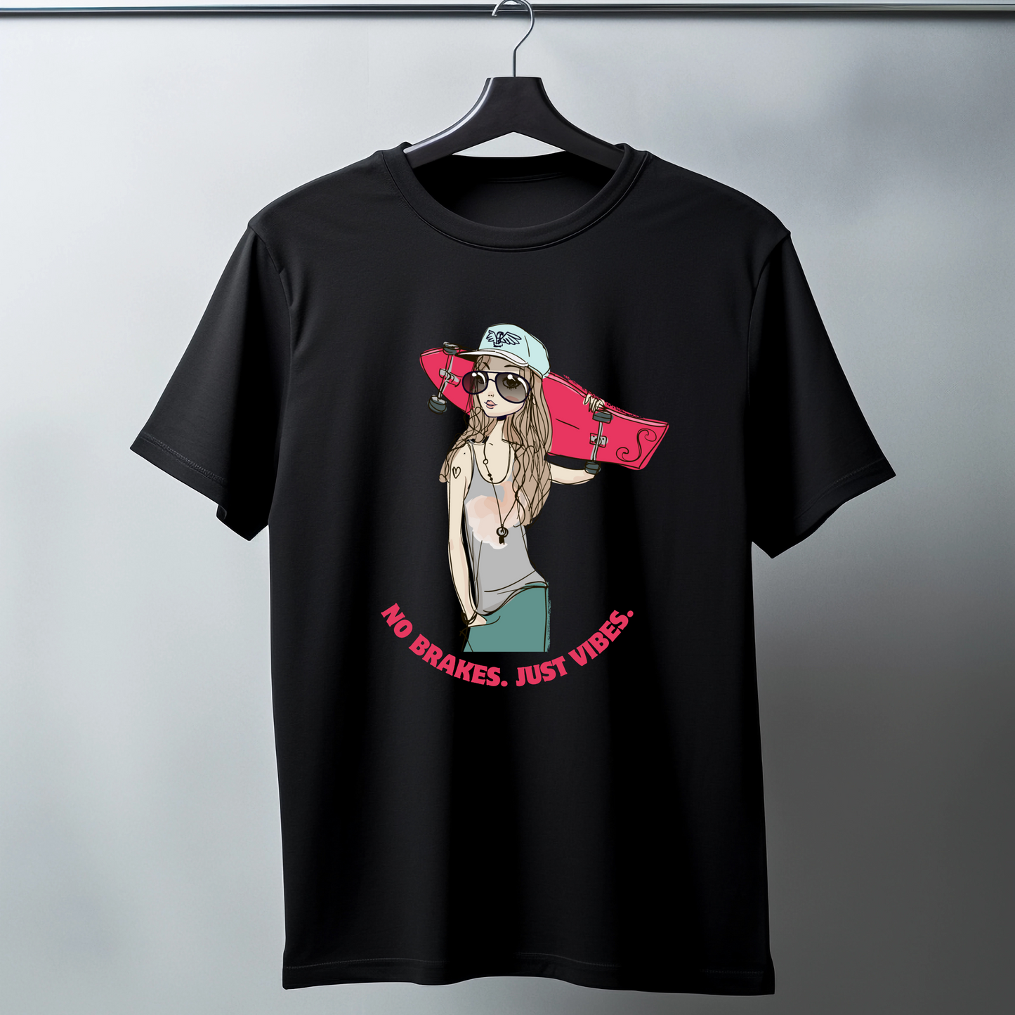 Women Printed Cotton T Shirt | Round Neck | Half Sleeves| 100% Cotton | Regular Fit T-Shirt | Teen | Teen Vibes