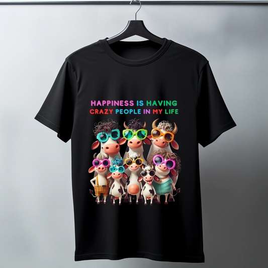 Women Printed Cotton T Shirt | Round Neck | Half Sleeves| 100% Cotton | Regular Fit T-Shirt | Teen | Teen Vibes