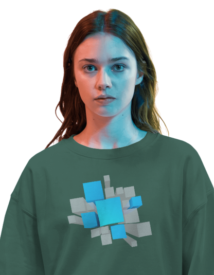 Unisex Oversize Sweatshirt | 400 GSM Heavyweight Fleece | Relaxed Fit | Premium Winter Wear | Men| Women |Teens | Frostline |Classic Sweatshirt |Warm & Soft