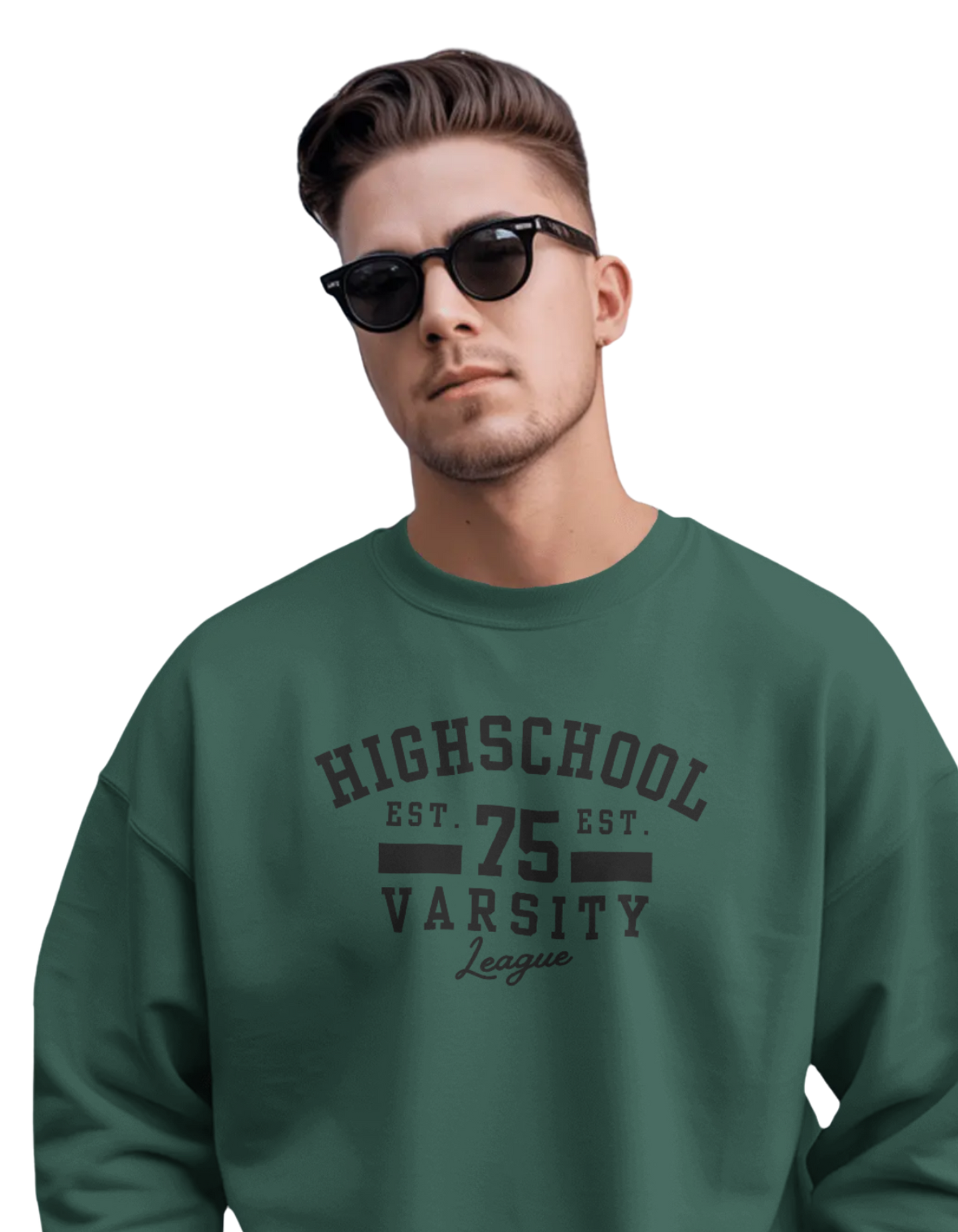 Unisex Oversize Sweatshirt | 400 GSM Heavyweight Fleece | Relaxed Fit | Premium Winter Wear | Men| Women |Teens | Frostline |Classic Sweatshirt |Warm & Soft