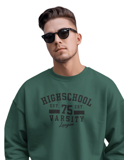 Unisex Oversize Sweatshirt | 400 GSM Heavyweight Fleece | Relaxed Fit | Premium Winter Wear | Men| Women |Teens | Frostline |Classic Sweatshirt |Warm & Soft