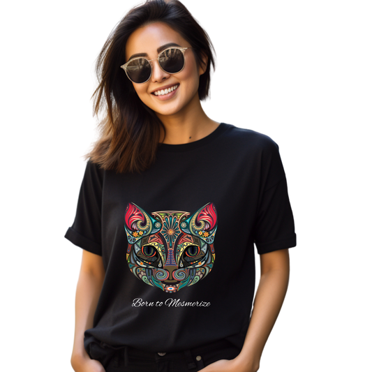 Women Printed Cotton T Shirt | Round Neck | Half Sleeves| 100% Cotton | Regular Fit T-Shirt | Teen | Teen Vibes
