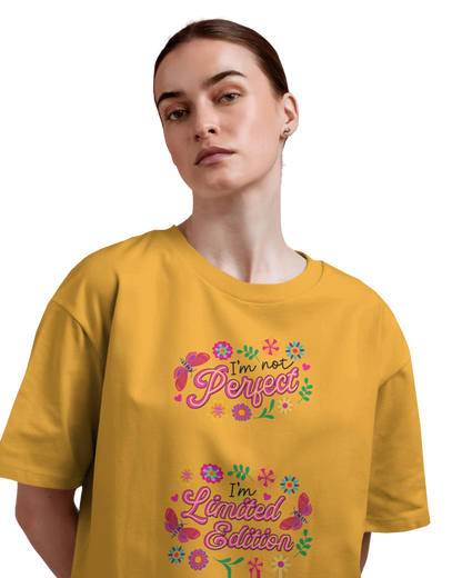 Women Oversize Tee | Printed | 100% Cotton T Shirt | Round Neck | Half Sleeves| Designed by NEOX | Vibrant Colours