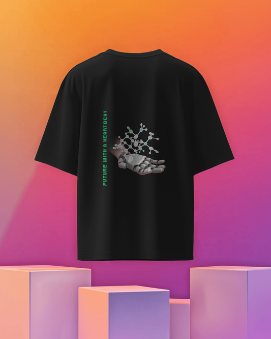 Oversize | Unisex Printed Cotton T Shirt | Round Neck | Half Sleeves|100% Cotton | Women | Men | Teen | Teen Vibes