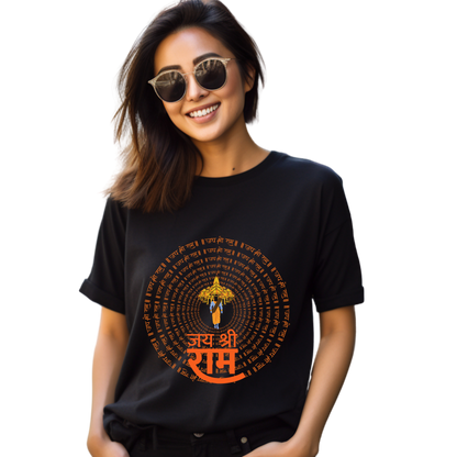Unisex Printed Cotton T Shirt | Aastha | Trust | Belief | Round Neck | Half Sleeves|100% Cotton Regular Fit T-Shirt | Women | Men | Teen | Teen Vibes